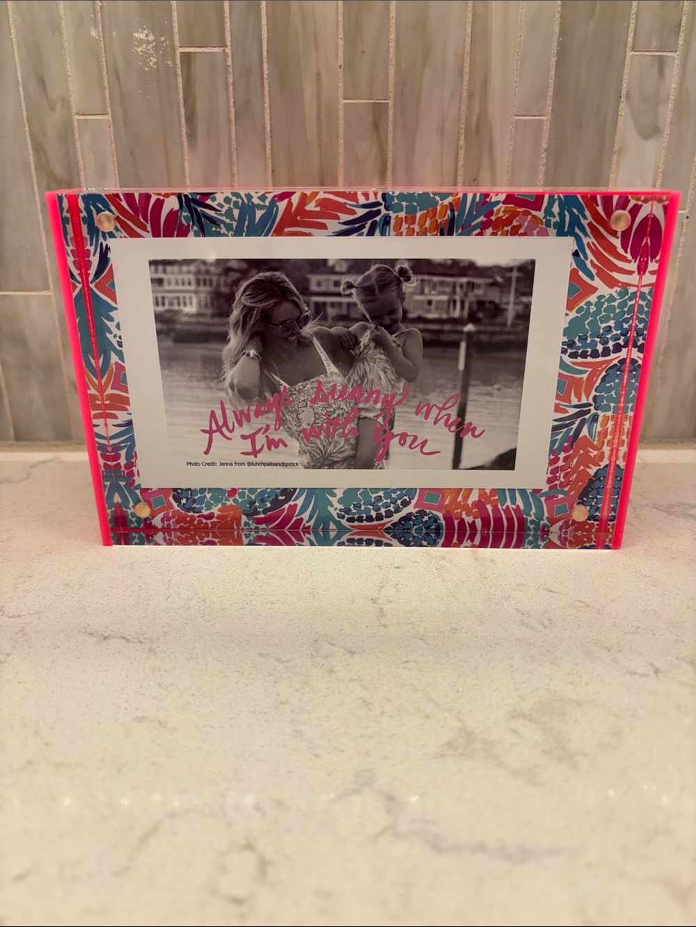 New Lilly Pulitzer Picture Frame 6"x4"